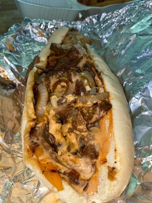Philly cheesesteak 👌  at The Soulful Vegan in Akron