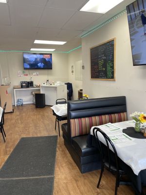Inside  at The Soulful Vegan in Akron