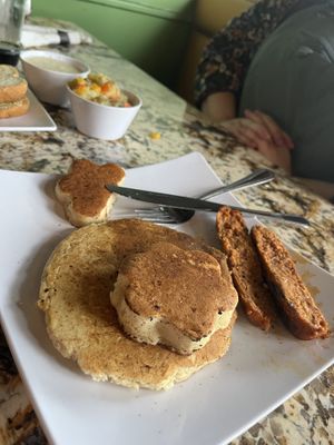 Breakfast platterr  at The Soulful Vegan in Akron