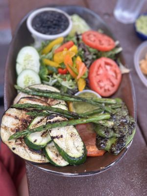 Vegetarian platter  at Agave Mexican Bistro in Newburyport