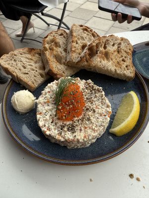 Toast skagen  at Chewie's Bar in Stockholm