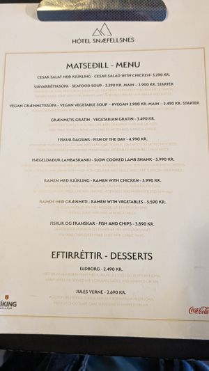 Vegan soup and ramen at RJÚK ANDI in Stykkisholmur