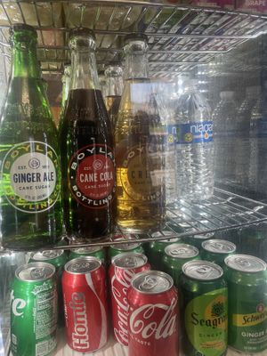 Drinks fridge  at Inna's Pierogi Shop in Lititz