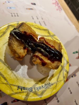 . at Nujiyaki Sushi Train in Golden Grove