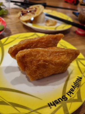 . at Nujiyaki Sushi Train in Golden Grove