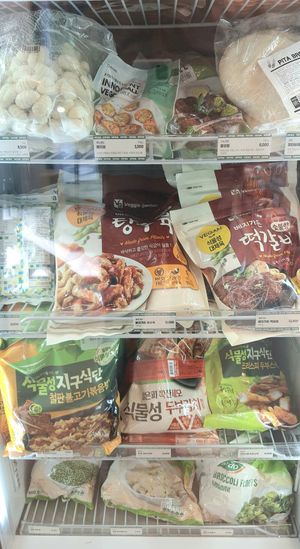 tempeh, falafel, gnocchi and mockmeat at Swallow Bakery & Cafe - 스왈로베이커리카페 in Seoul