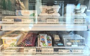 vegan cheese, butter, chocolate at Swallow Bakery & Cafe - 스왈로베이커리카페 in Seoul