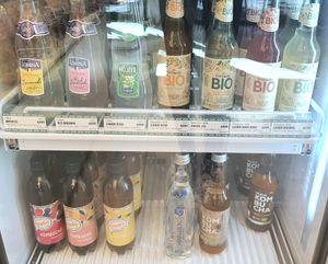 lemonade, kombucha and water at Swallow Bakery & Cafe - 스왈로베이커리카페 in Seoul