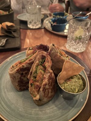 Vegan los burrito   at Frida's in University City