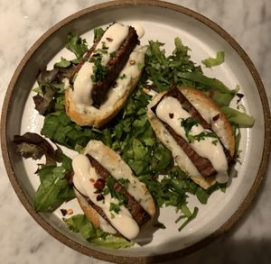 steak bites!  at Frida's in University City