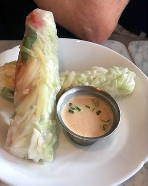 Fresh spring roll - no flavor at Frida's in University City