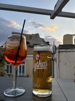 Drinks with a vieww  at Thea in Athens