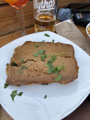 Vegan moussaka  at Thea in Athens
