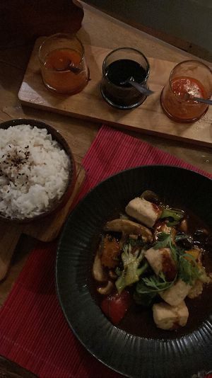 Wok with rice   at Eat Me Kech in Marrakech