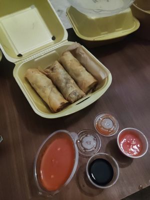 Spring rolls at Eat Me Kech in Marrakech