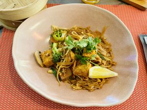 Tofu pad Thai   at Eat Me Kech in Marrakech