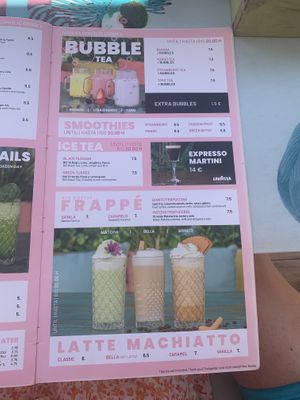 Soy latte   at Bonito Kitchen & Cocktails in Mallorca