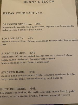 Breakfast!  at Benny & Bloom in Kuta