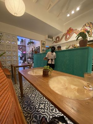 Open kitchen  at Benny & Bloom in Kuta