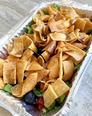 Delivered Fattoush at Falafel Al Darwandy in Yerevan