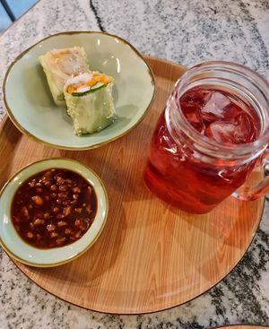 Summer Roll & Pomegranate Detox ~ 29/5/22 at The Kind Bowl - Serangoon Garden in Northeast Singapore