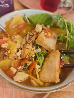 Generous ingredients ~ 4/11/22 at The Kind Bowl - Serangoon Garden in Northeast Singapore