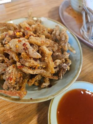 Cripsy Oyster Mushroom ~ 6/2/24 at The Kind Bowl - Serangoon Garden in Northeast Singapore