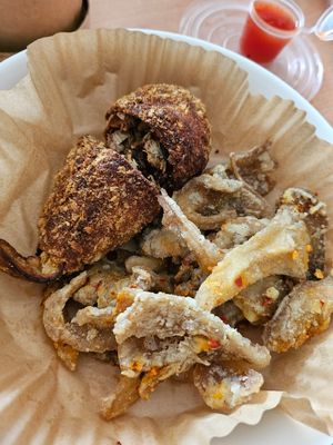 V Wing and Oyster Mushroom ~ 26/5/24 still good when delivered at The Kind Bowl - Serangoon Garden in Northeast Singapore