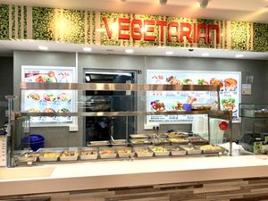 Inside Kopitiam food court   at Eight Immortals Vegetarian - 八仙素食园 - Bukit Panjang in West Singapore