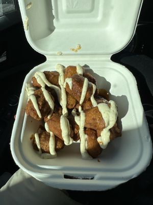 Nashville hot wings  at Secret Vegan Kitchen in New York City