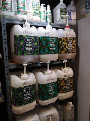 Vegan cosmetic items at La Amazonas in South East London