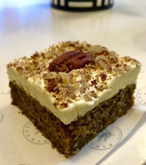 Carrot cake  at Rawkure in Dubai