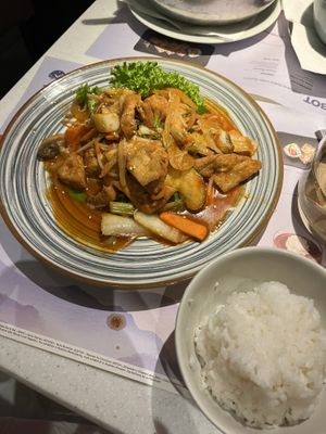 Unsure what dish this ended up being   at Akakiko in Vienna