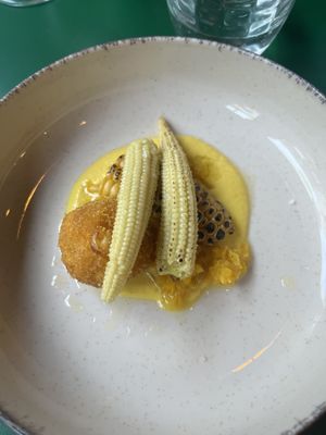 Second course  at Restaurant Carotte in Deventer