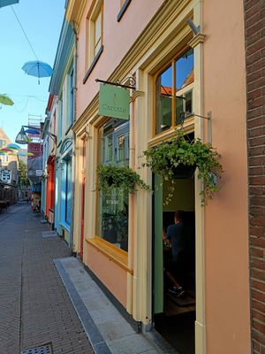 Front of restaurant at Restaurant Carotte in Deventer