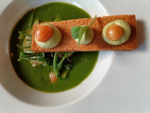 First course at Restaurant Carotte in Deventer