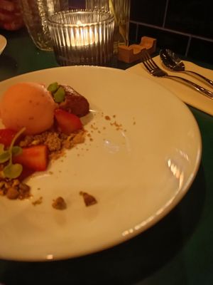 Dessert at Restaurant Carotte in Deventer