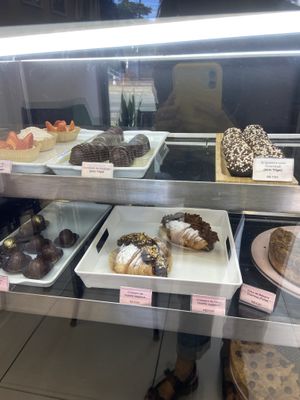 The croissants had so much filling in them! Too good to be true!  at VegannA Café e Bistrô in Curitiba