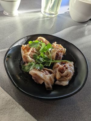 chili oil wontons: 9/10 at SHYAMA - CLOSED in Canoga Park