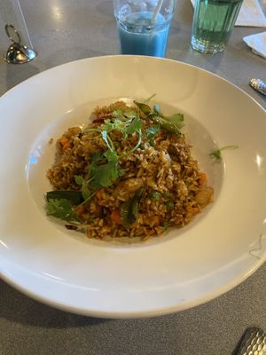 Tom Yum fried rice  at SHYAMA - CLOSED in Canoga Park
