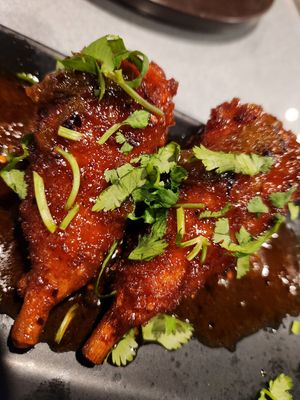 CHICKEN WINGS...$12 at SHYAMA - CLOSED in Canoga Park