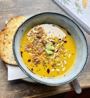 Batátovo-Šošovicová polievka  at Art Cafe in Ziar Nad Hronom