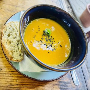 Batatovo sosovicova polievka  at Art Cafe in Ziar Nad Hronom