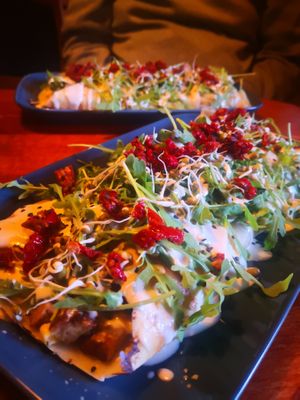 salty pancakes at Art Cafe in Ziar Nad Hronom