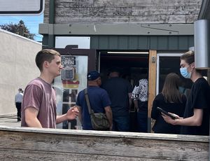 Opening weekend!   at Juicy J's Smoked Burgers in Poulsbo