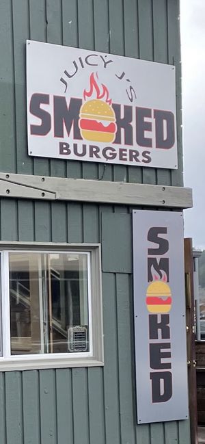   at Juicy J's Smoked Burgers in Poulsbo