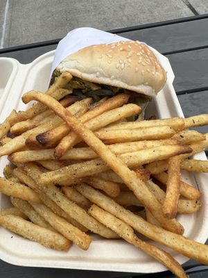   at Juicy J's Smoked Burgers in Poulsbo