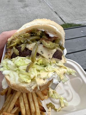   at Juicy J's Smoked Burgers in Poulsbo