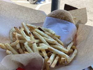 Cheeseburger  at Juicy J's Smoked Burgers in Poulsbo
