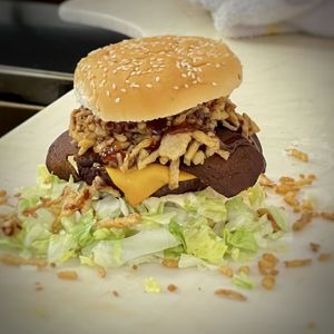   at Juicy J's Smoked Burgers in Poulsbo